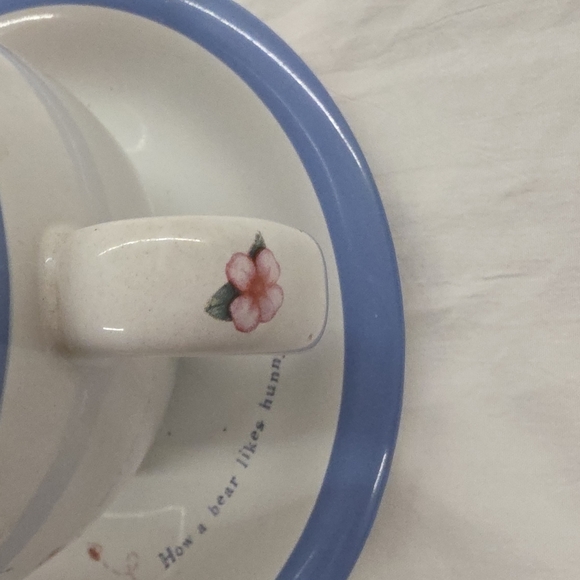 Winnie the Pooh (Simply Pooh) Large Mug/Cup and 8" Saucer Set EUC - Picture 10 of 10